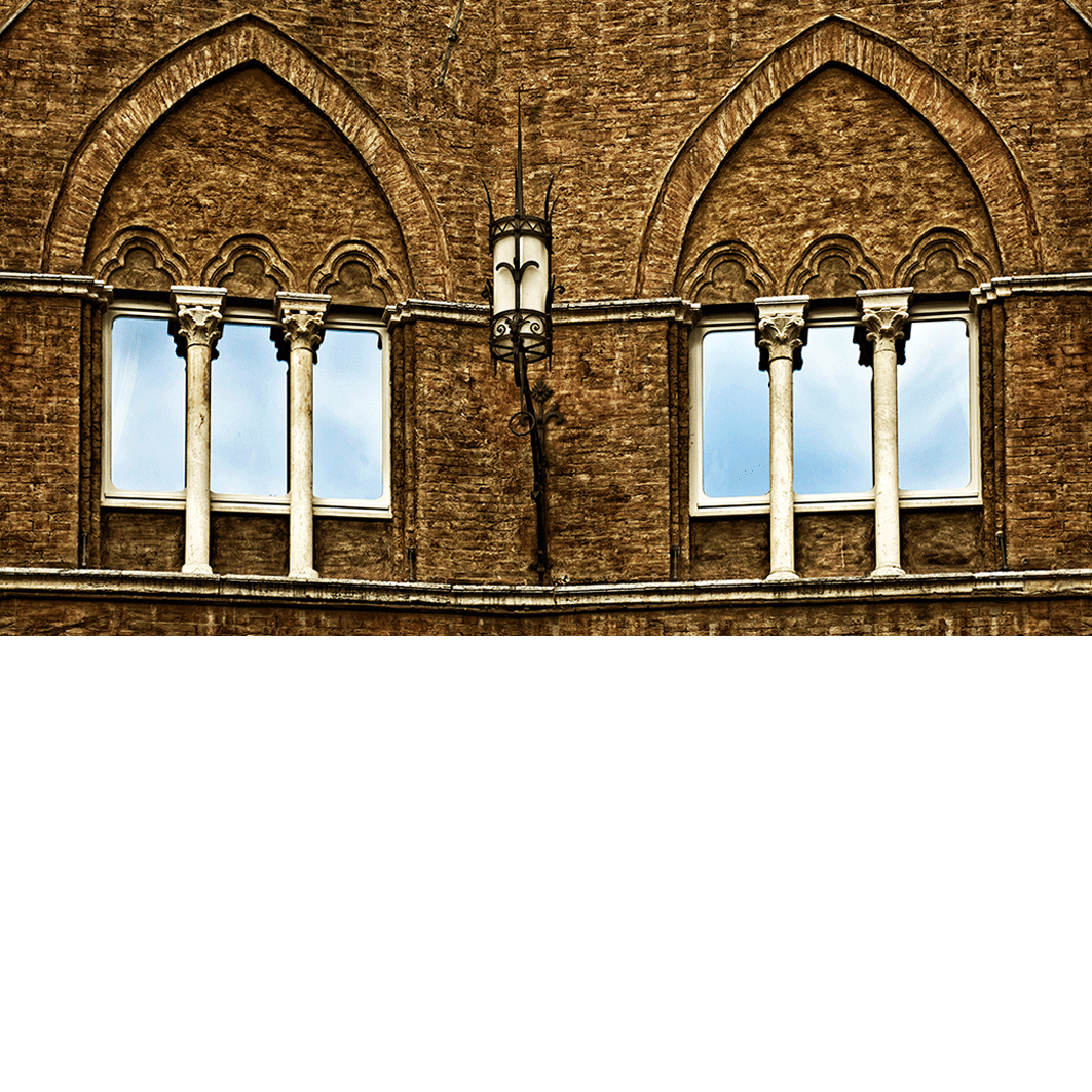 Fenster zur Piazza