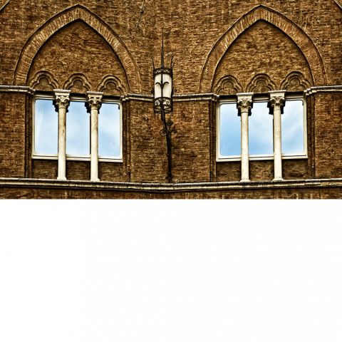 Fenster zur Piazza